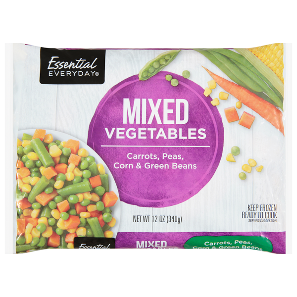 Frozen Meals Essential Everyday Mixed Vegetables hero