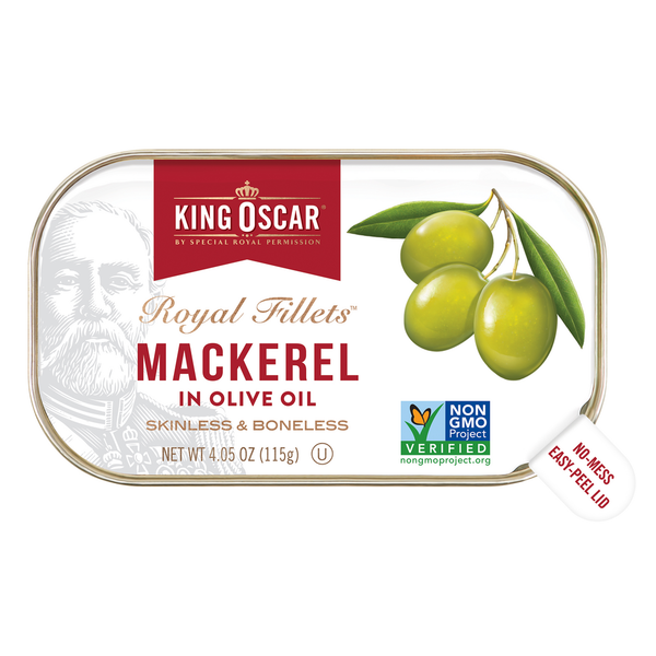 Canned Meat & Seafood King Oscar Mackerel hero