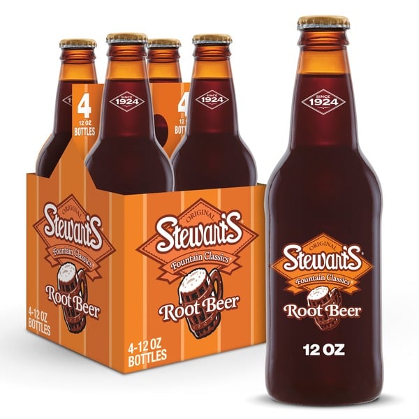 Soft Drinks Stewart's Root Beer Made with Sugar hero