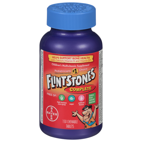 Vitamins & Supplements Flintstones Children's Complete Chewable Multivitamin hero