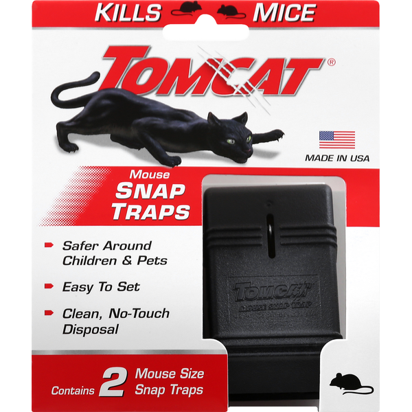 Pest Control Tomcat Snap Traps, Mouse hero