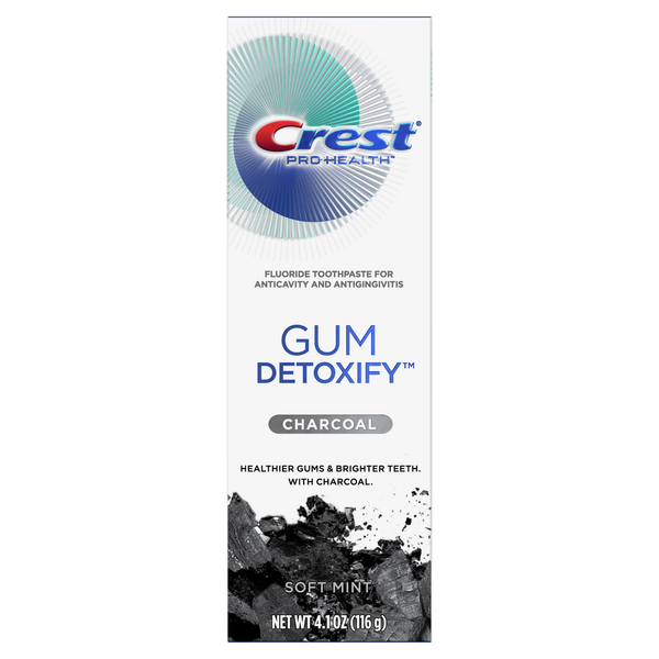 Oral Hygiene Crest Gum Detoxify Toothpaste with Charcoal hero