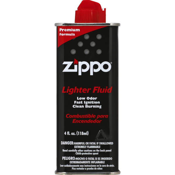 Charcoal & Firelogs Zippo Lighter Fluid, Premium Formula hero