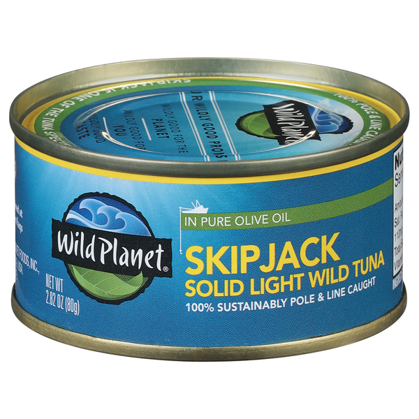 Wild Planet Wild Tuna, Solid Light, Skipjack hero