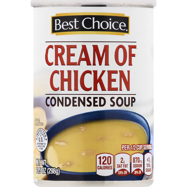 Soup, Broth & Bouillon Best Choice Soup, Cream of Chicken, Condensed hero