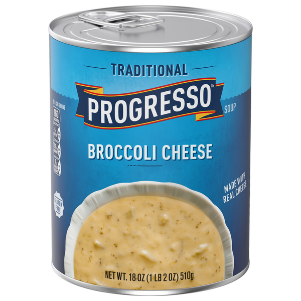 Soup, Broth & Bouillon Progresso Soup, Traditional, Broccoli Cheese hero