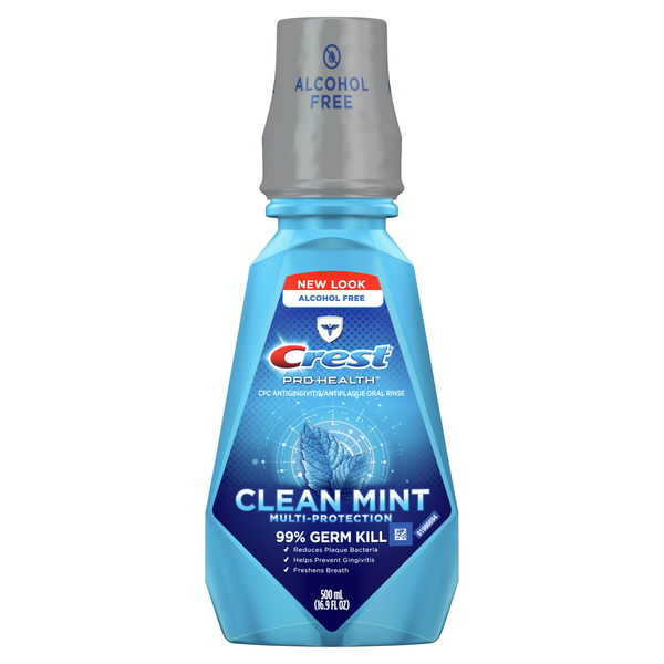 Crest Pro-Health Multi Protection Clean Mint CPC Antigingivitis/Antiplaque Oral Rinse hero