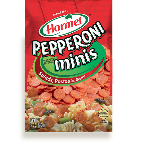 Packaged Lunch Meat HORMEL Pepperoni Pepperoni Minis hero