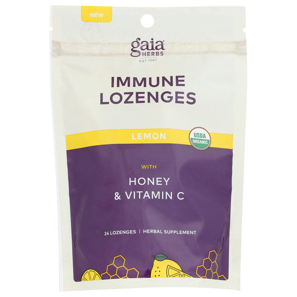 Gaia Herbs Immune Lozenges hero