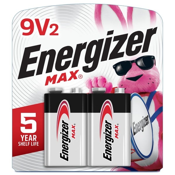 More Household Energizer 9V Batteries, 9 Volt Alkaline Batteries hero