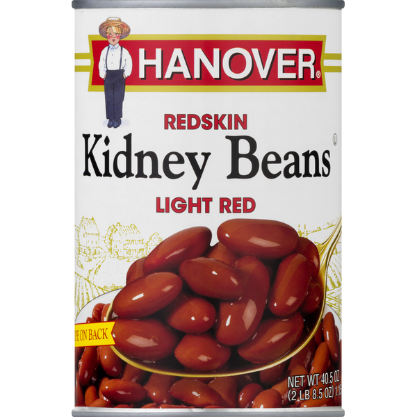 Canned Meals & Beans Hanover Kidney Beans, Red Skin, Light Red hero