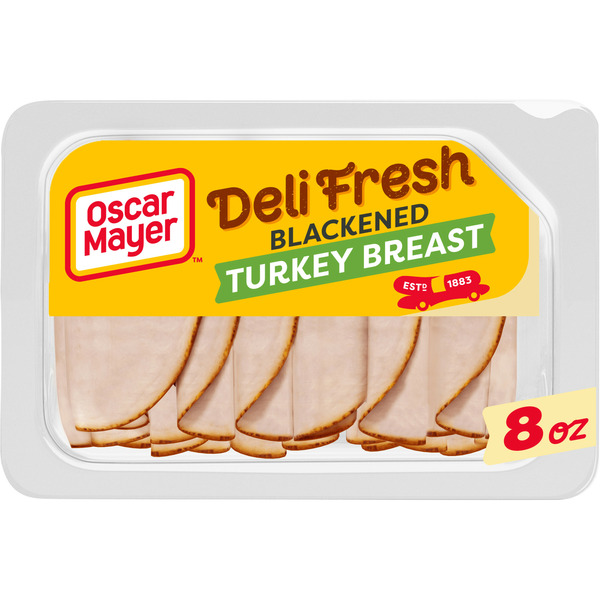 Lunch Meat Oscar Mayer Blackened Turkey Breast Sliced Deli Sandwich Lunch Meat hero