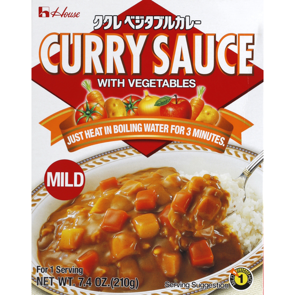 House Curry Sauce, with Vegetables, Mild hero