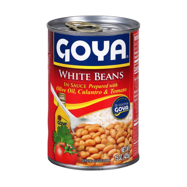 Canned Meals & Beans Goya White Beans, in Sauce hero