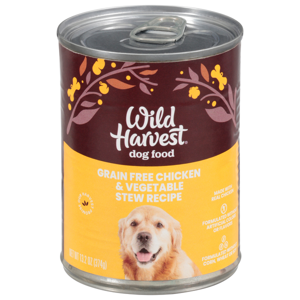 Dog Food & Care Wild Harvest Dog Food, Grain Free, Chicken & Vegetable Stew Recipe hero