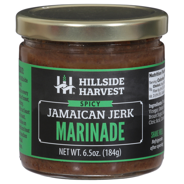 Hillside Harvest Marinade, Jamaican Jerk, Spicy hero