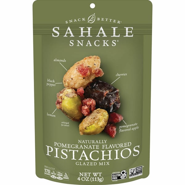 Nuts, Seeds & Dried Fruit Sahale Snacks Glazed Mix, Pistachios, Pomegranate Flavored hero