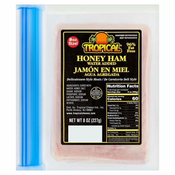 Packaged Cheese Tropical Honey Ham hero