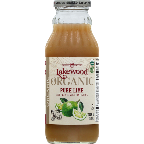 Juice & Nectars Lakewood Juice, Organic, Pure Lime hero