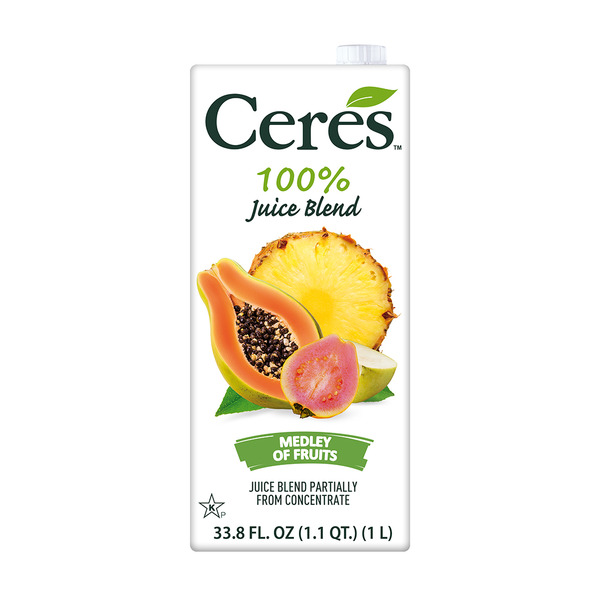 Juice & Nectars Ceres Medley Of Fruits Natural 100% Pure Fruit Juice, no added sugars or preservatives hero