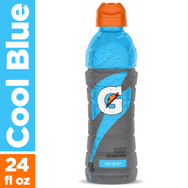 Energy & Sports Drinks Gatorade Thirst Quencher Cool Blue 24 Fl Oz hero