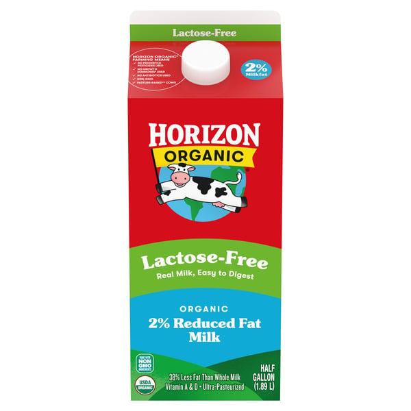 Soy & Lactose-Free Horizon Organic Lactose-Free Reduced Fat Organic Whole Milk hero