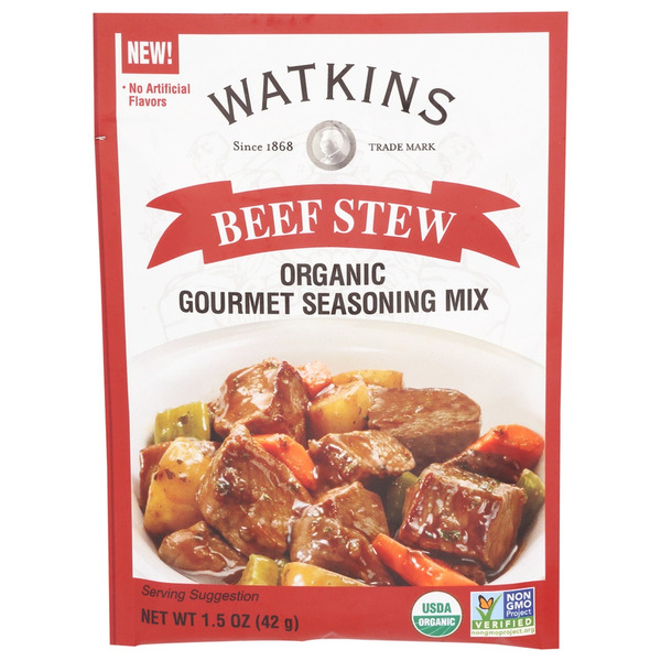 Spices & Seasonings Watkins Organic Gourmet Seasoning Mix, Beef Stew hero