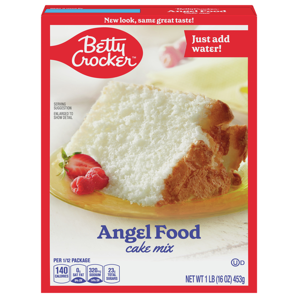 Doughs, Gelatins & Bake Mixes Betty Crocker Cake Mix, Angel Food hero