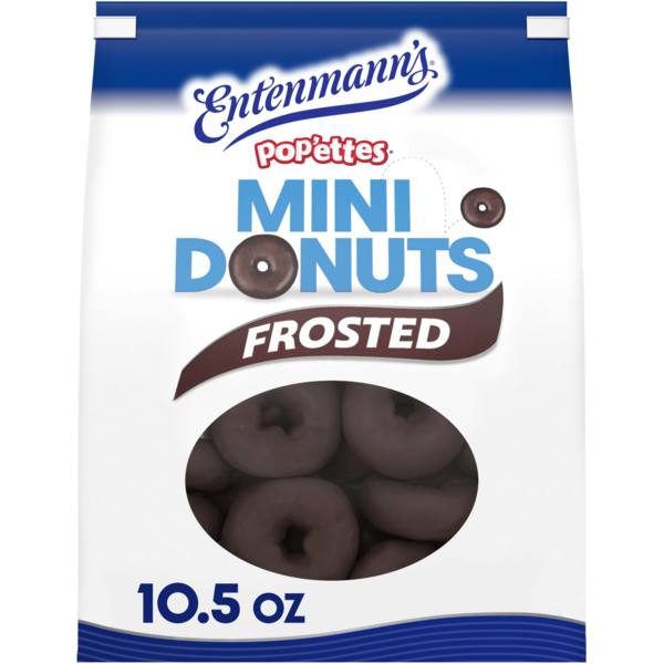 Bakery Desserts Entenmann's Pop'ettes, Frosted Mini Donuts hero