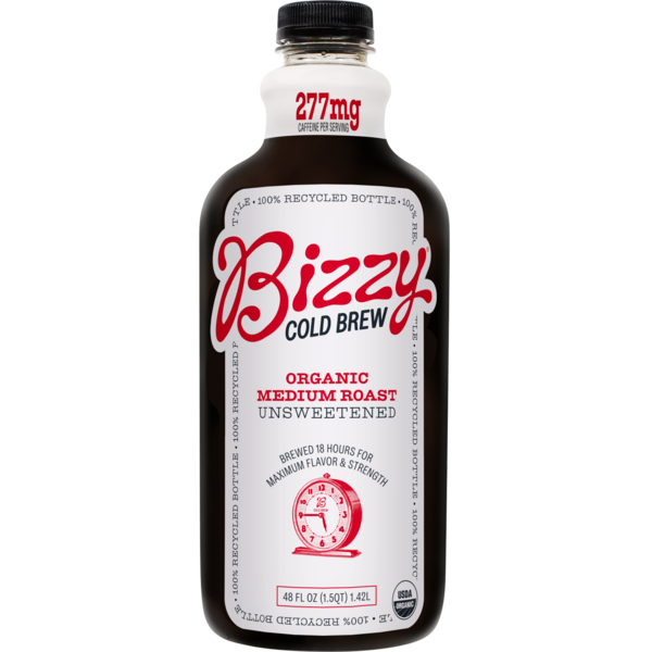 Coffee Bizzy Cold Brew Organic Cold Brew Coffee, Medium Roast, Unsweetened hero