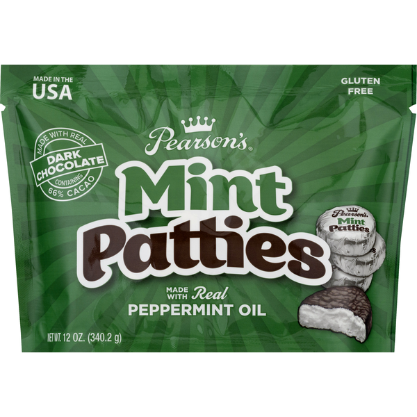 Candy & Chocolate Pearson's Patties, Mint hero