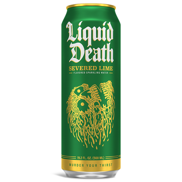 Liquid Death Sparkling Water, Severed Lime hero