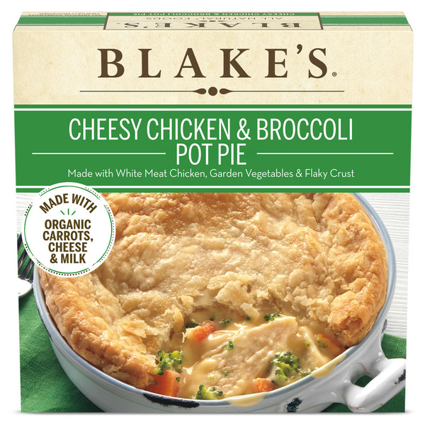 Blake's Cheesy Chicken & Broccoli Pot Pie, Frozen Meal hero