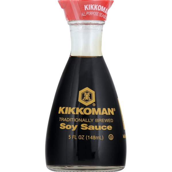 Asian Foods Kikkoman Soy Sauce Dispenser Bottle hero