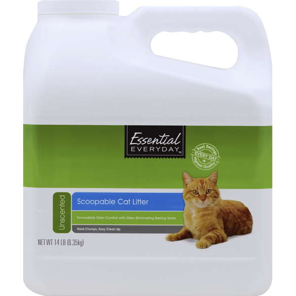 Cat Food & Care Essential Everyday Cat Litter, Scoopable, Unscented hero