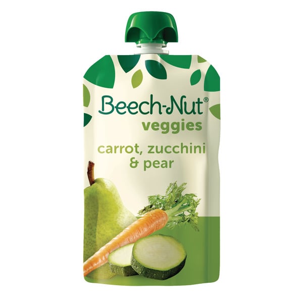 Baby Food & Formula Beech-Nut Veggies Pouch, Carrot, Zucchini, Pear hero