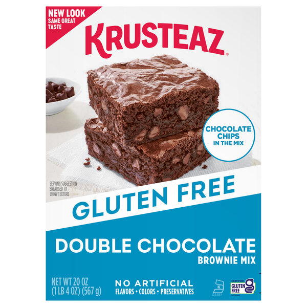 Doughs, Gelatins & Bake Mixes Krusteaz Gluten Free Double Chocolate Brownie Mix hero