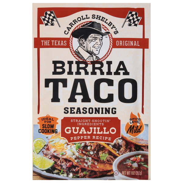 Carroll Shelby's Birria Taco Seasoning, Guajillo Pepper Recipe, Mild hero