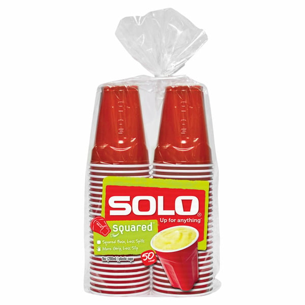 More Household Solo Up For Anything 9 Oz Squared Plastic Cups hero