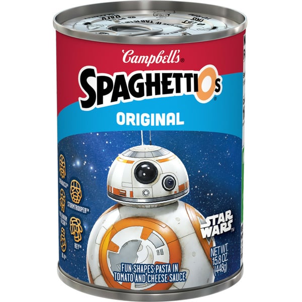 Canned Meals & Beans Campbell's Original Star Wars Fun Shapes Canned Pasta hero