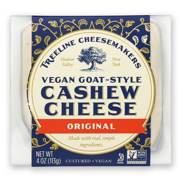 Refrigerated Treeline Original, Vegan Goat-Style Cashew Cheese hero