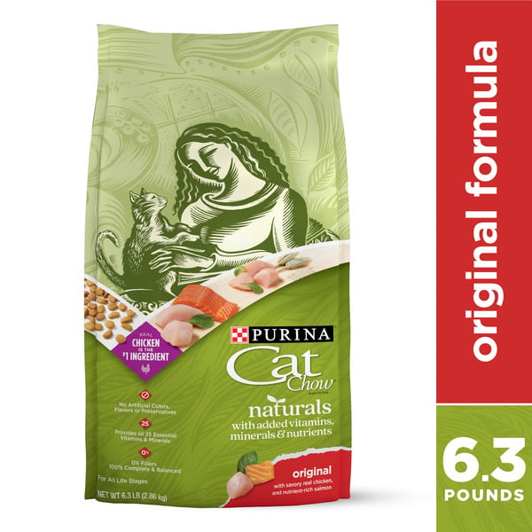 Dry Cat Food Purina Cat Chow Naturals With Added Vitamins, Minerals and Nutrients Dry Cat Food, Naturals Original hero