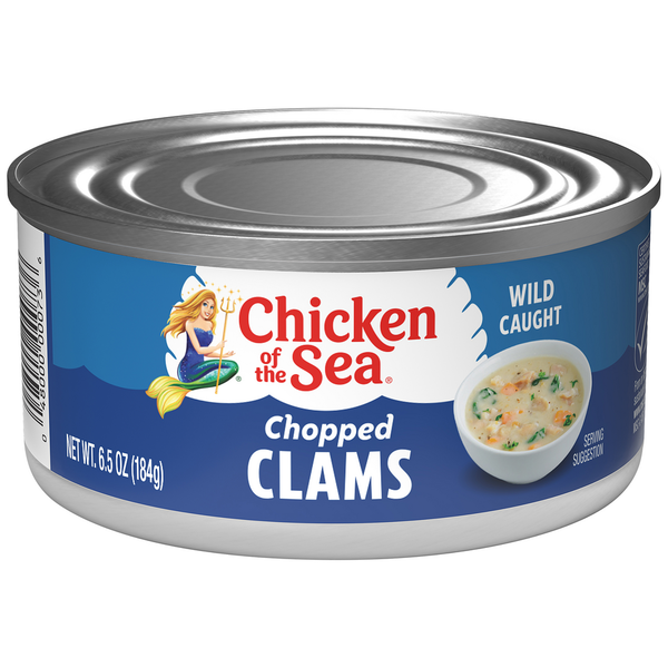 Canned Meat & Seafood Chicken of the Sea Clams hero