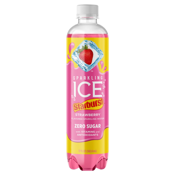 Water, Seltzer & Sparkling Water Sparkling Ice Sparkling Water, Strawberry hero