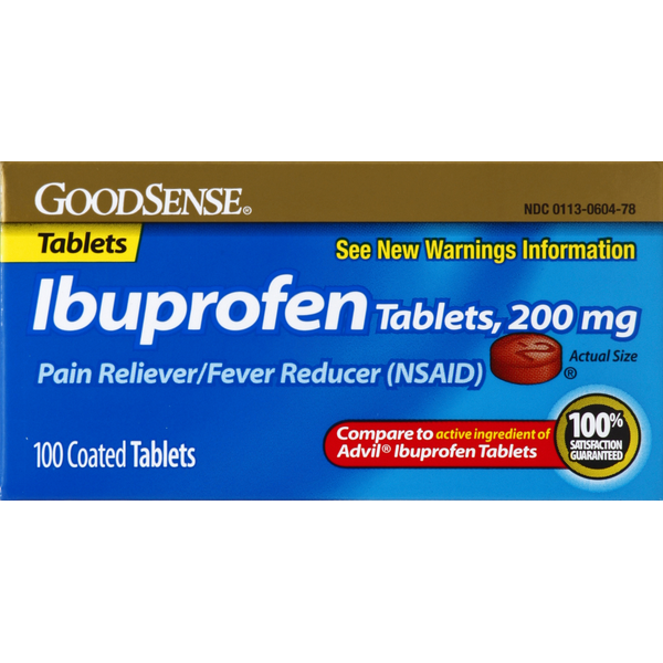 Muscles, Joints & Pain Relief Good Sense Ibuprofen, 200 mg, Tablets hero