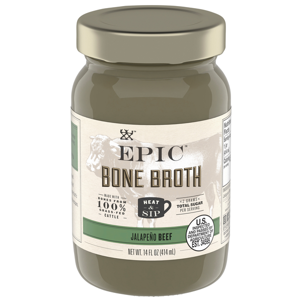 Other Creams & Cheeses EPIC Bone Broth, Jalapeno Beef hero