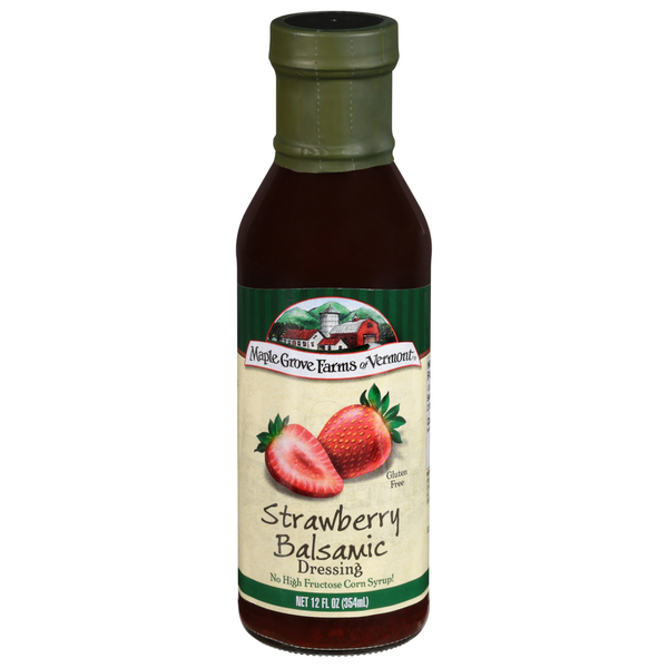 Salad Dressing & Toppings Maple Grove Farms of Vermont Dressing, Strawberry Balsamic hero