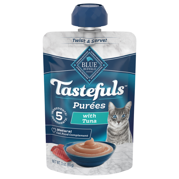 Cat Food Blue Buffalo Cat Food Complement, with Tuna, Natural, Purees hero