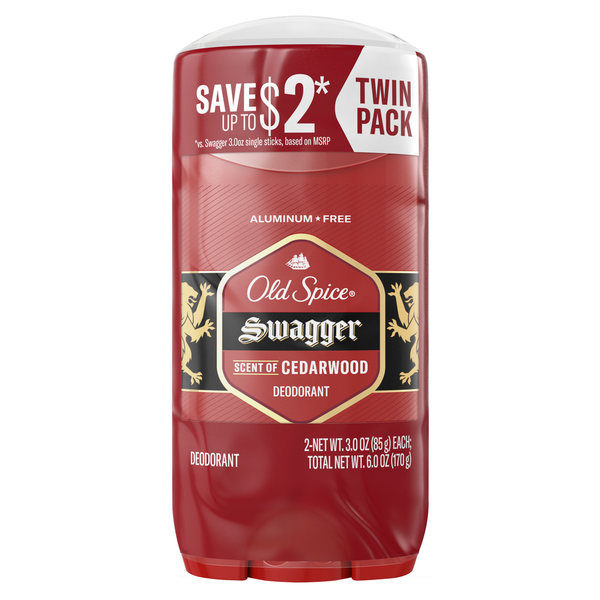 Deodorants Old Spice Aluminum Free Deodorant for men, Swagger hero