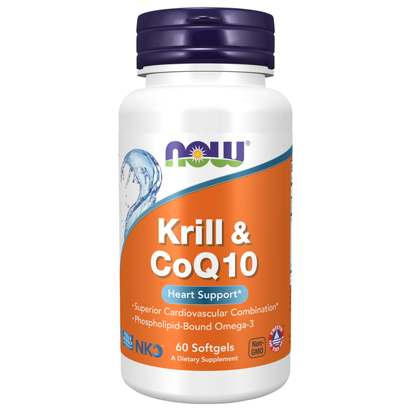 Vitamins & Supplements NOW Krill & CoQ10 hero